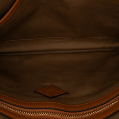 Maxi Visetos Leather Arren Zip Pouch
