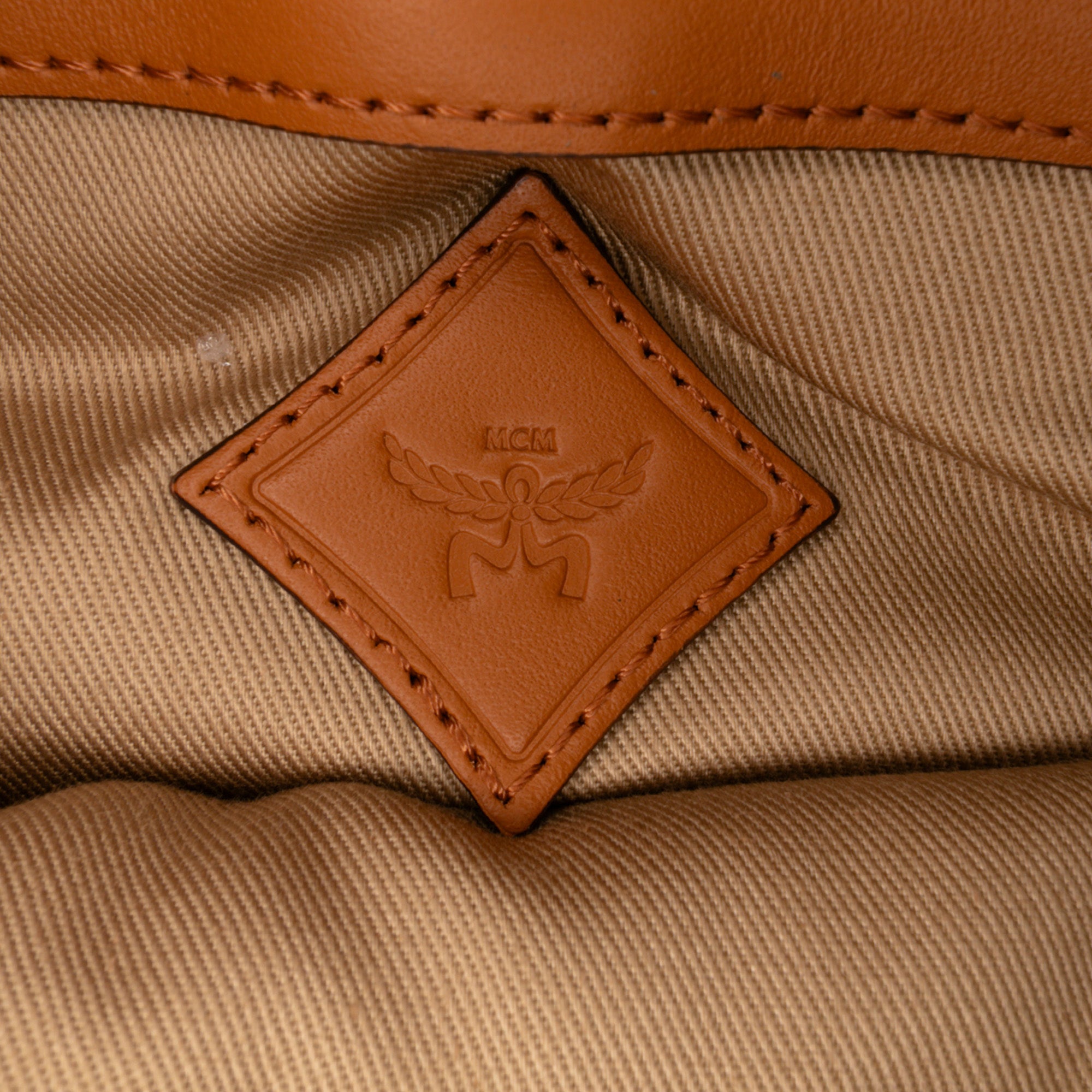 Maxi Visetos Leather Arren Zip Pouch