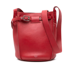Leather Big Bag Bucket Crossbody