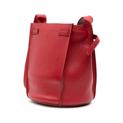 Leather Big Bag Bucket Crossbody