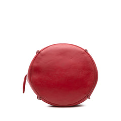 Leather Big Bag Bucket Crossbody