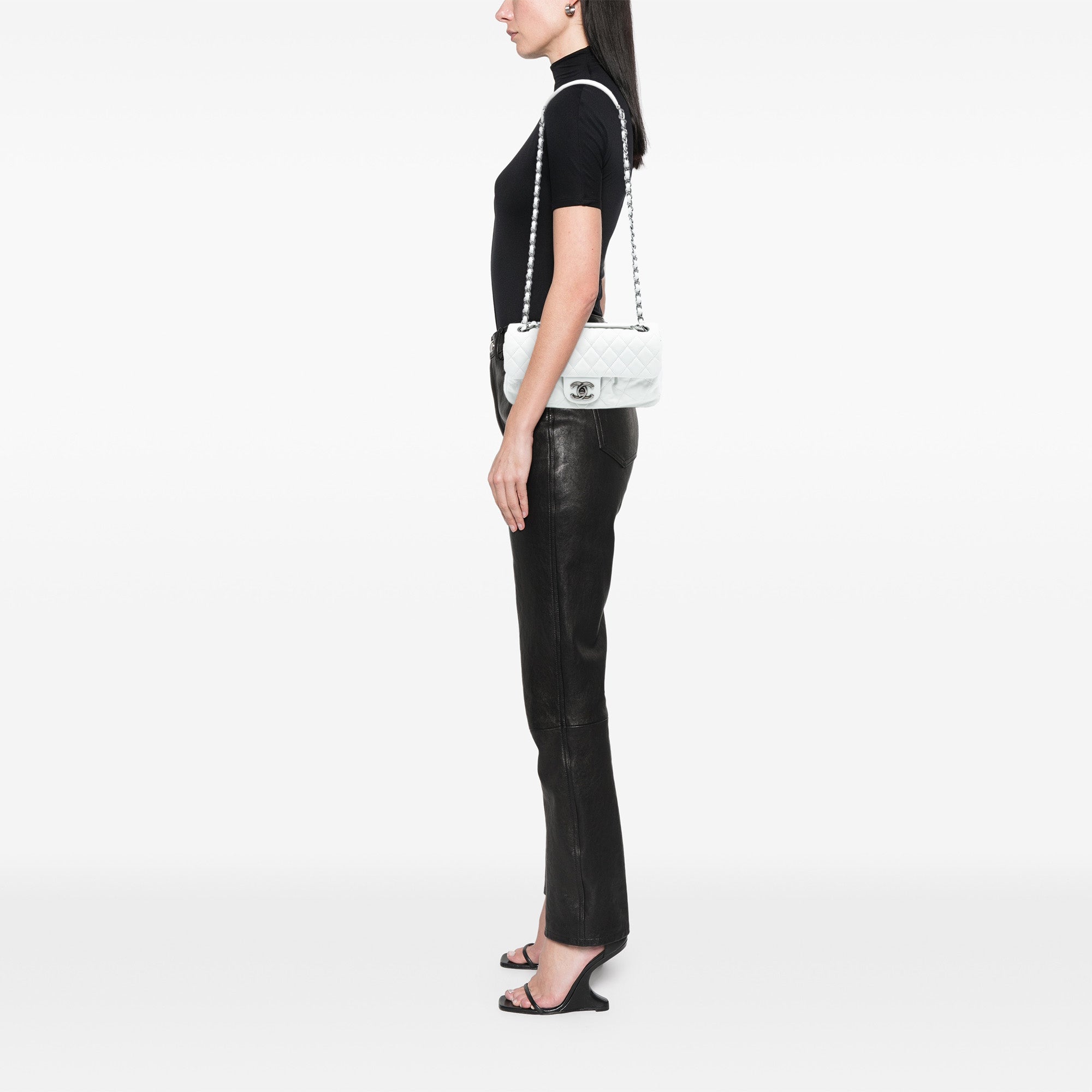 Quilted Calfskin Chic Quilt Flap