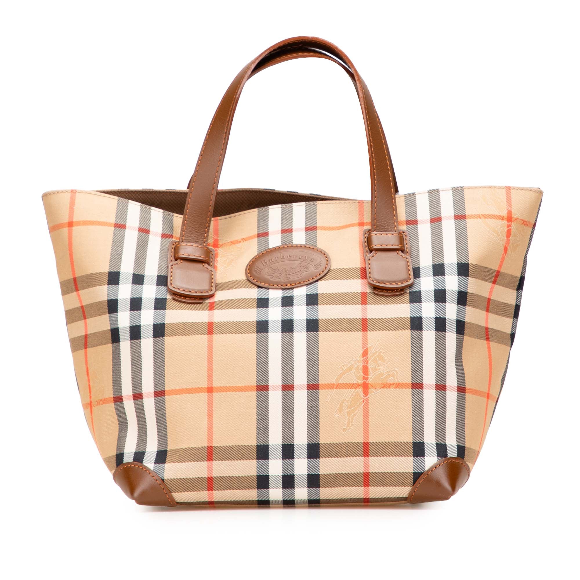 Haymarket Check Canvas Handbag