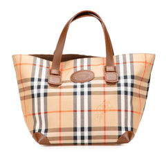 Haymarket Check Canvas Handbag
