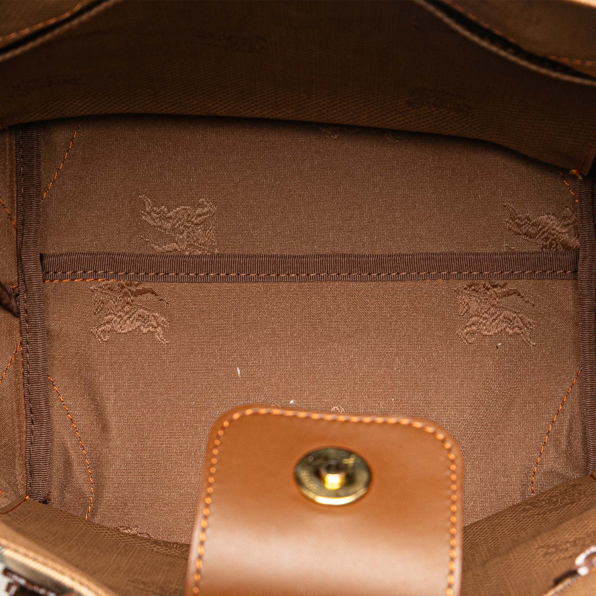 Haymarket Check Canvas Handbag