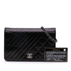 Lambskin Coco Boy Wallet On Chain