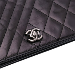 Lambskin Coco Boy Wallet On Chain