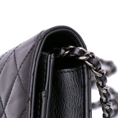 Lambskin Coco Boy Wallet On Chain
