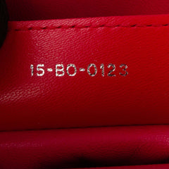 Medium Bicolor Lambskin Cannage Lady Dior