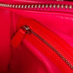 Medium Bicolor Lambskin Cannage Lady Dior