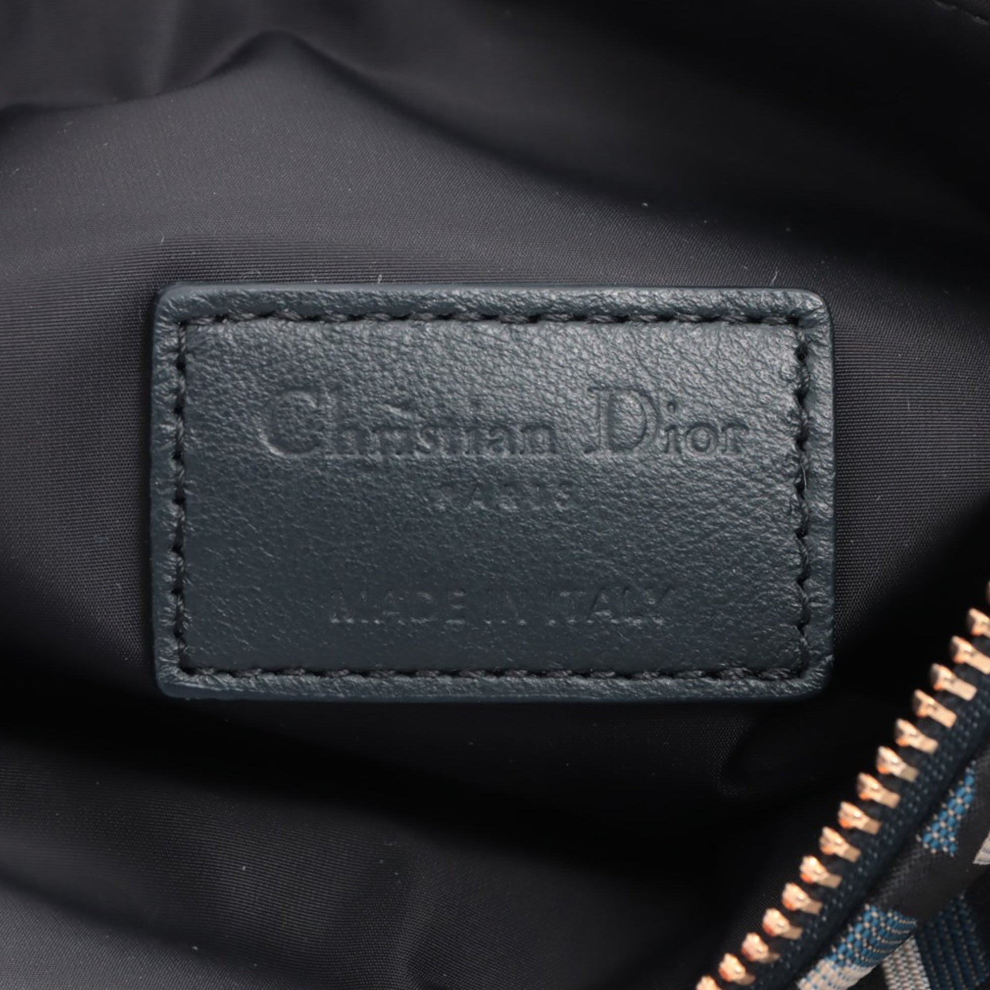 DiorTravel Technical Fabric Macrocannage Nomad Pouch