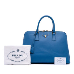 Large Saffiano Lux Promenade Satchel