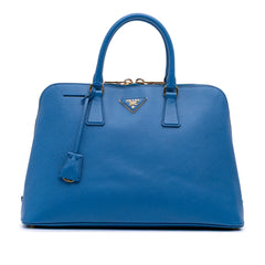 Large Saffiano Lux Promenade Satchel