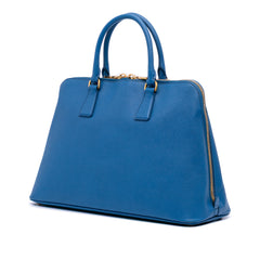 Large Saffiano Lux Promenade Satchel
