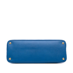 Large Saffiano Lux Promenade Satchel