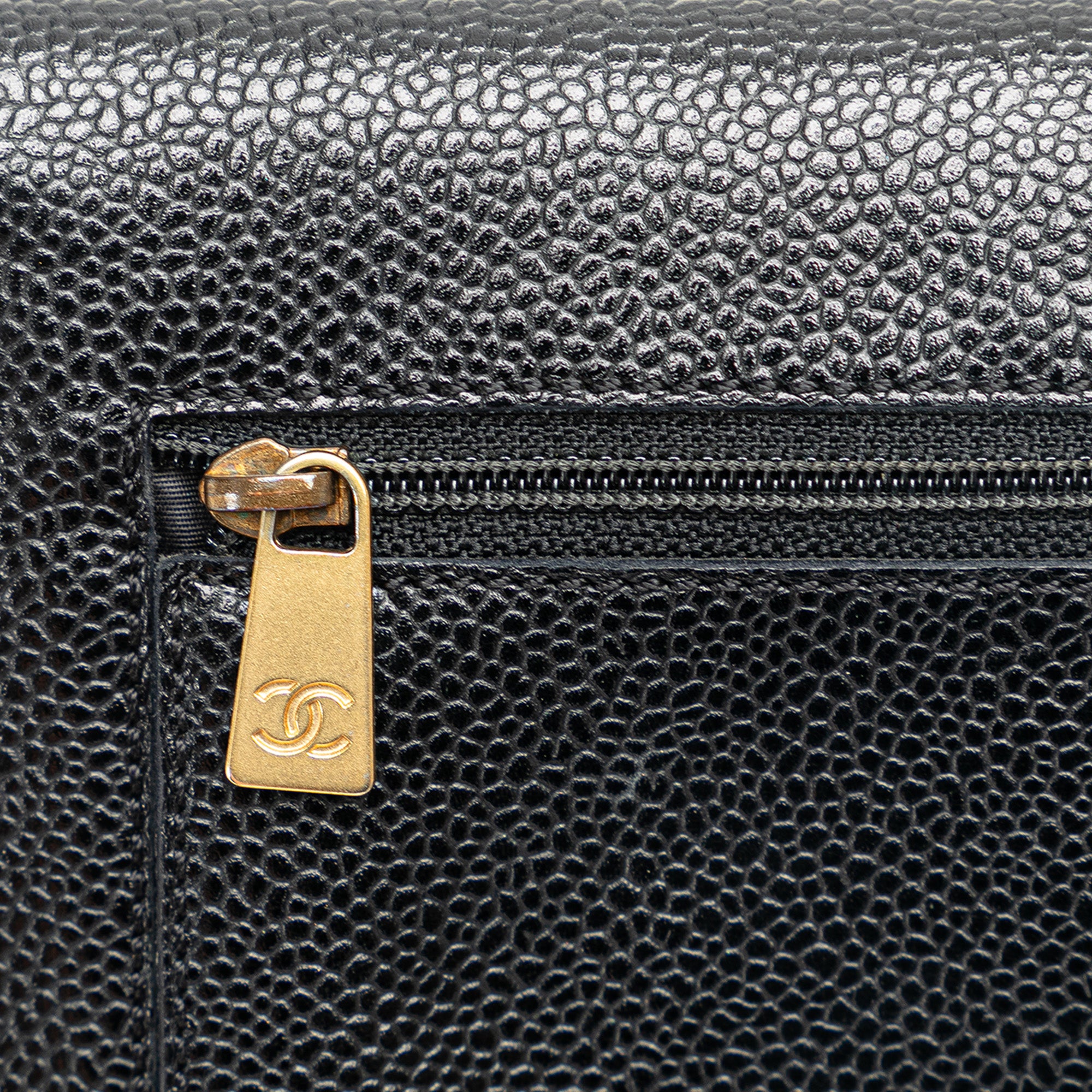 CC Caviar Trifold Wallet