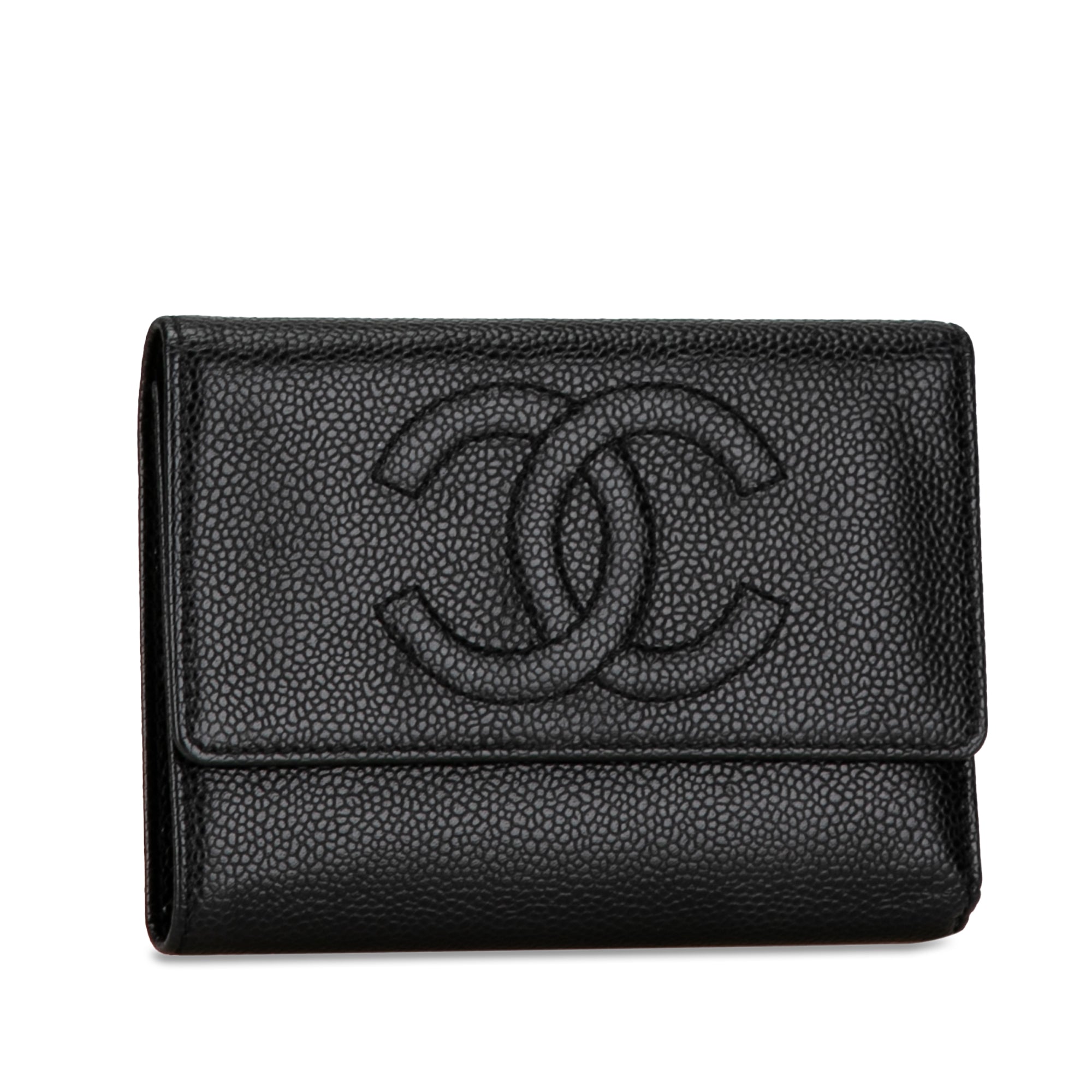 CC Caviar Trifold Wallet
