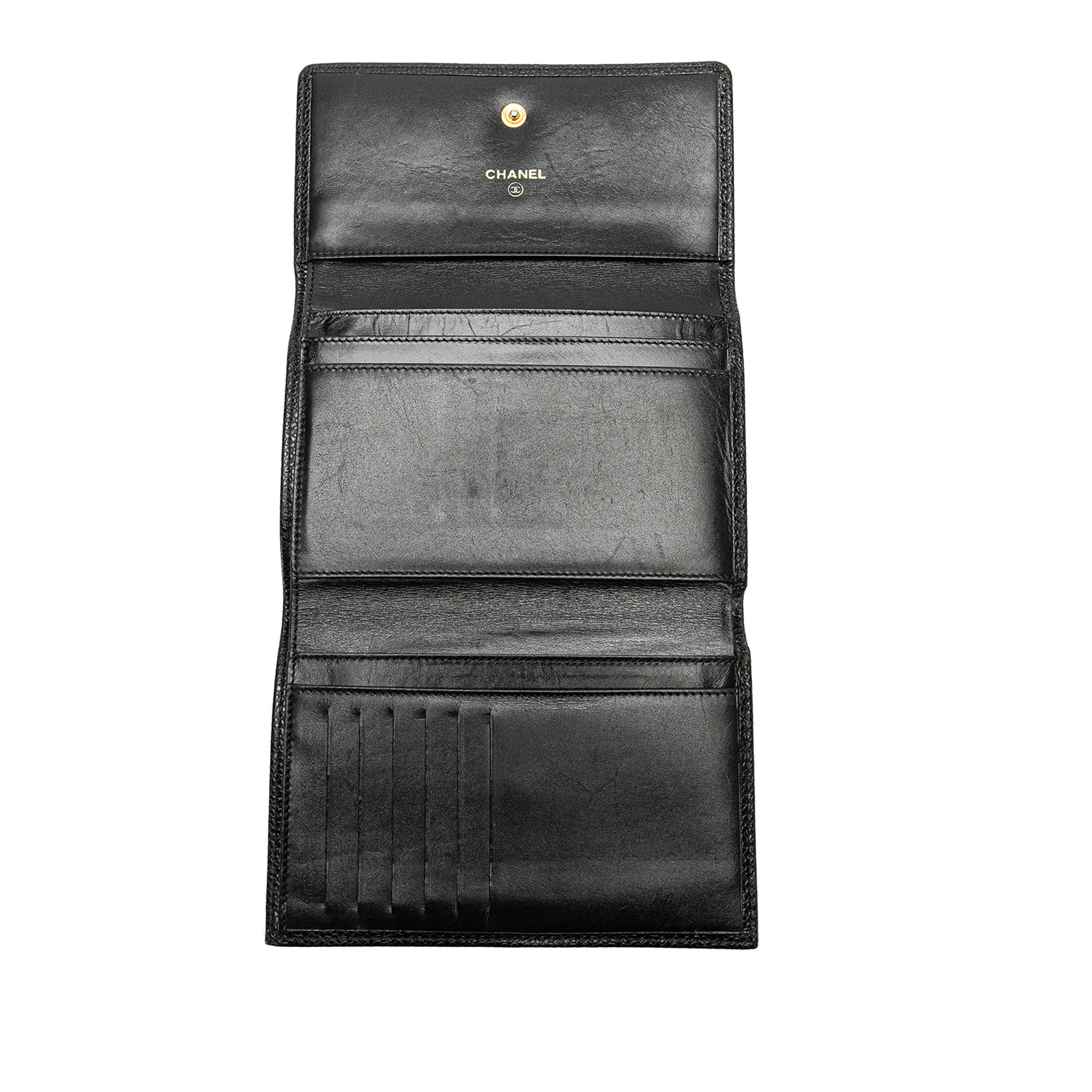 CC Caviar Trifold Wallet