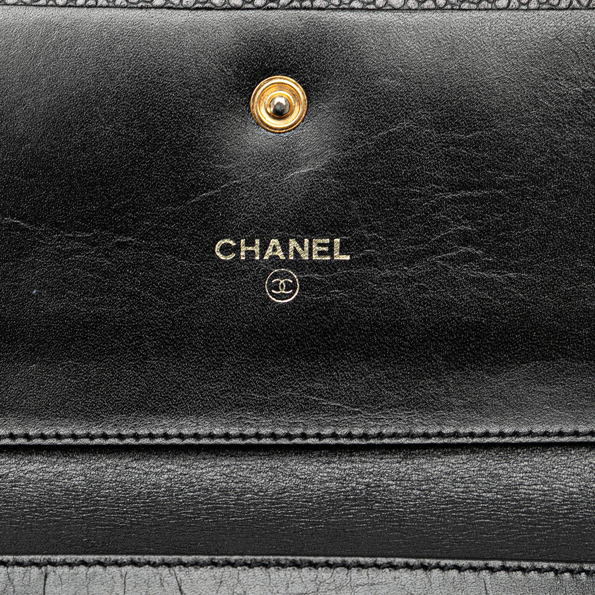 CC Caviar Trifold Wallet