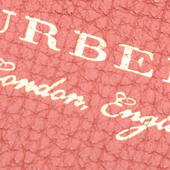 Small Grainy Calfskin and House Check Banner Satchel