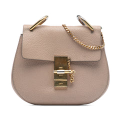 Mini Grained Lambskin Drew Crossbody