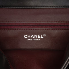 Large Lambskin Trendy CC Top Handle Bag