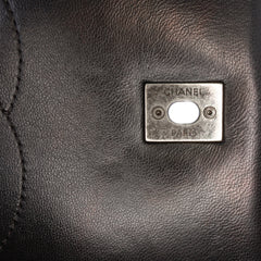 Large Lambskin Trendy CC Top Handle Bag