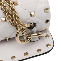 Rockstud Spike VLTN Leather Satchel