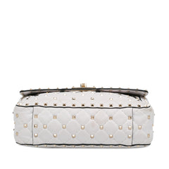 Rockstud Spike VLTN Leather Satchel