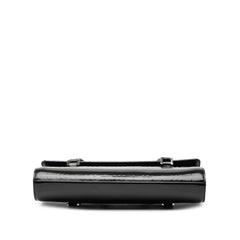 House Check Embossed Patent Shoulder Bag