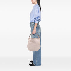 Leather Horsebit Hobo Bag