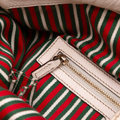 Leather Horsebit Hobo Bag