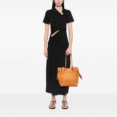 Medium Leather Flamenco Knot Tote