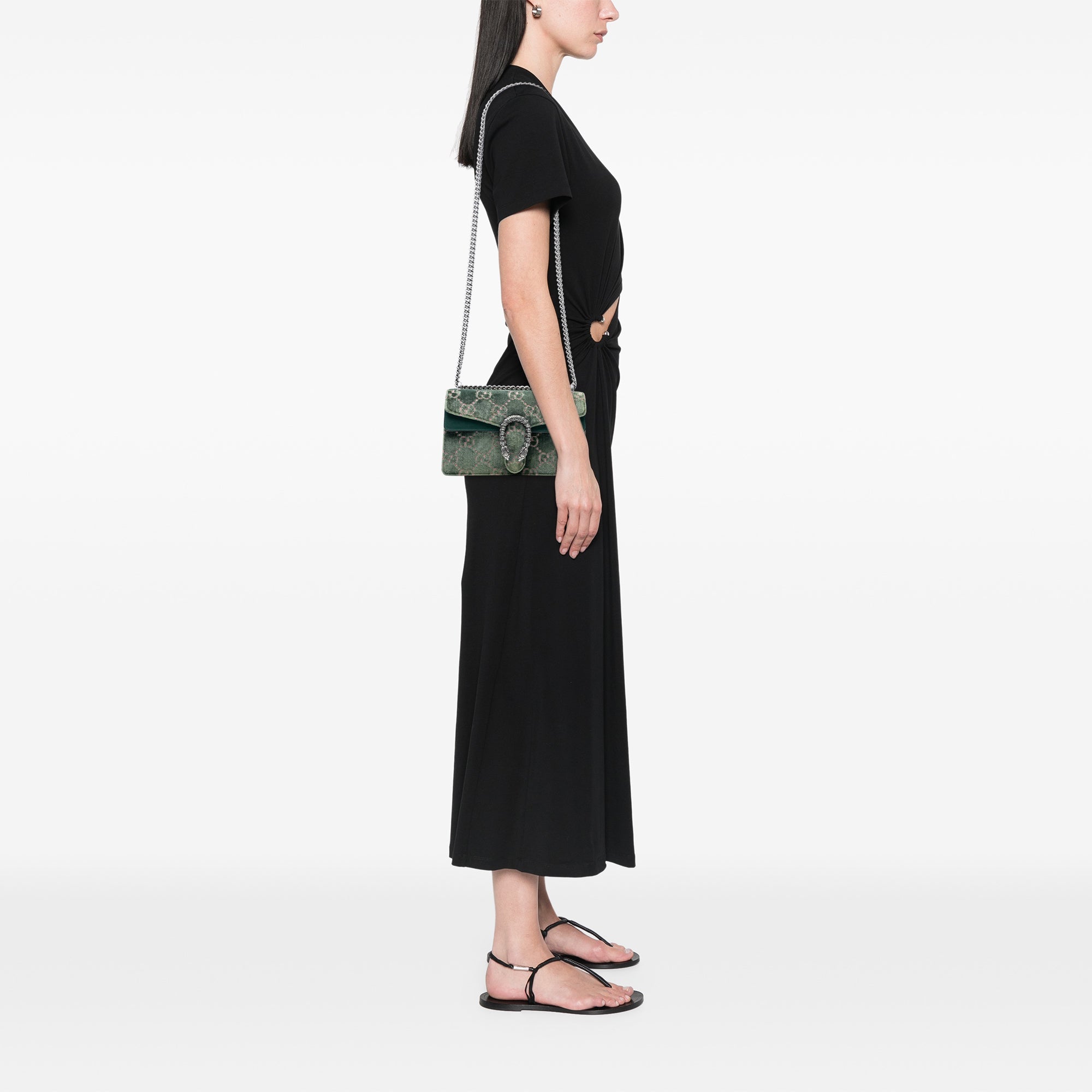 Medium GG Velvet Dionysus Crossbody