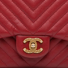 Mini Calfskin Chevron Rock The Corner Flap_9