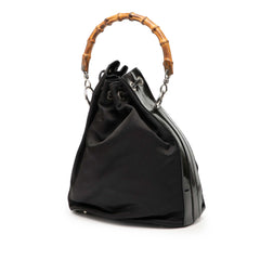 Nylon Bamboo Bucket Bag
