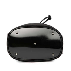 Nylon Bamboo Bucket Bag