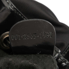 Nylon Bamboo Bucket Bag