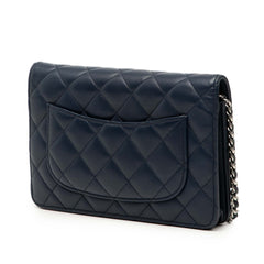 CC Quilted Lambskin Wallet On Chain