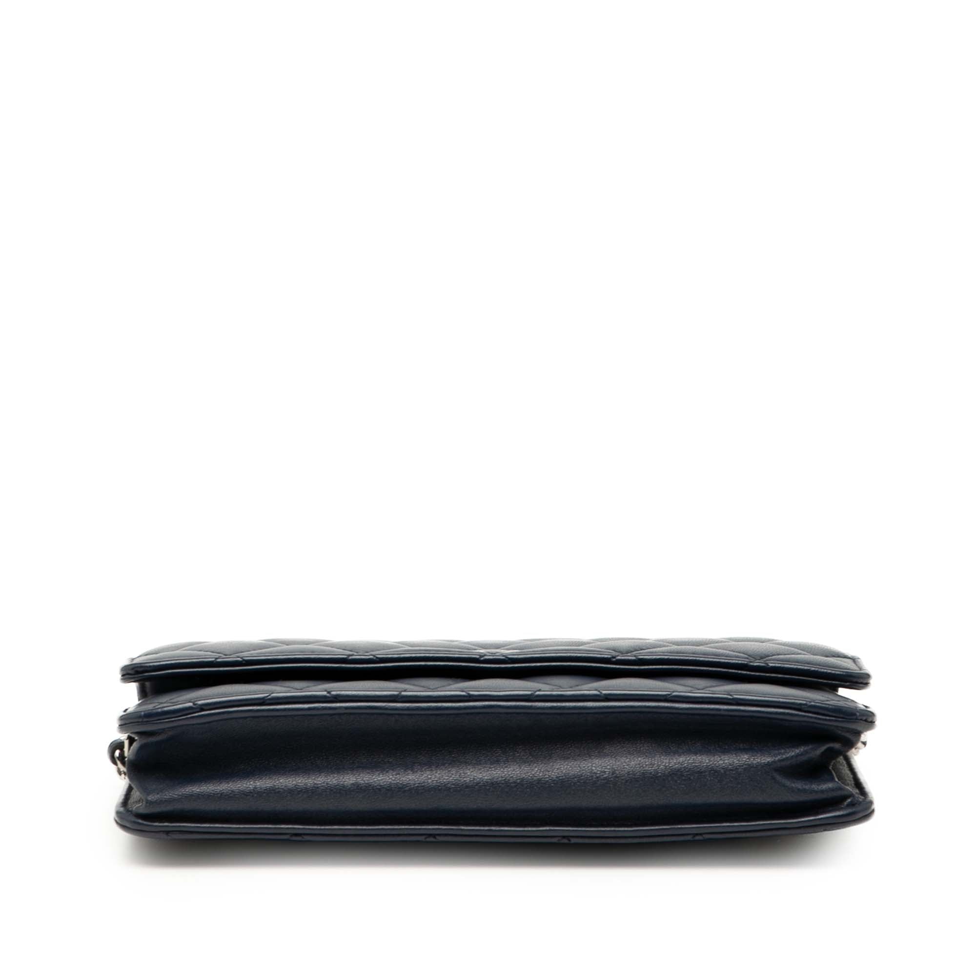 CC Quilted Lambskin Wallet On Chain