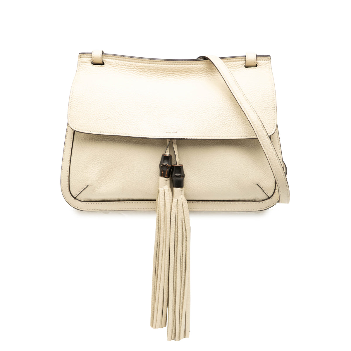 Medium Leather Bamboo Daily Crossbody