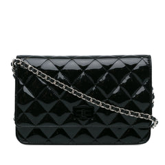 Quilted Patent Reissue 2.55 Wallet on Chain