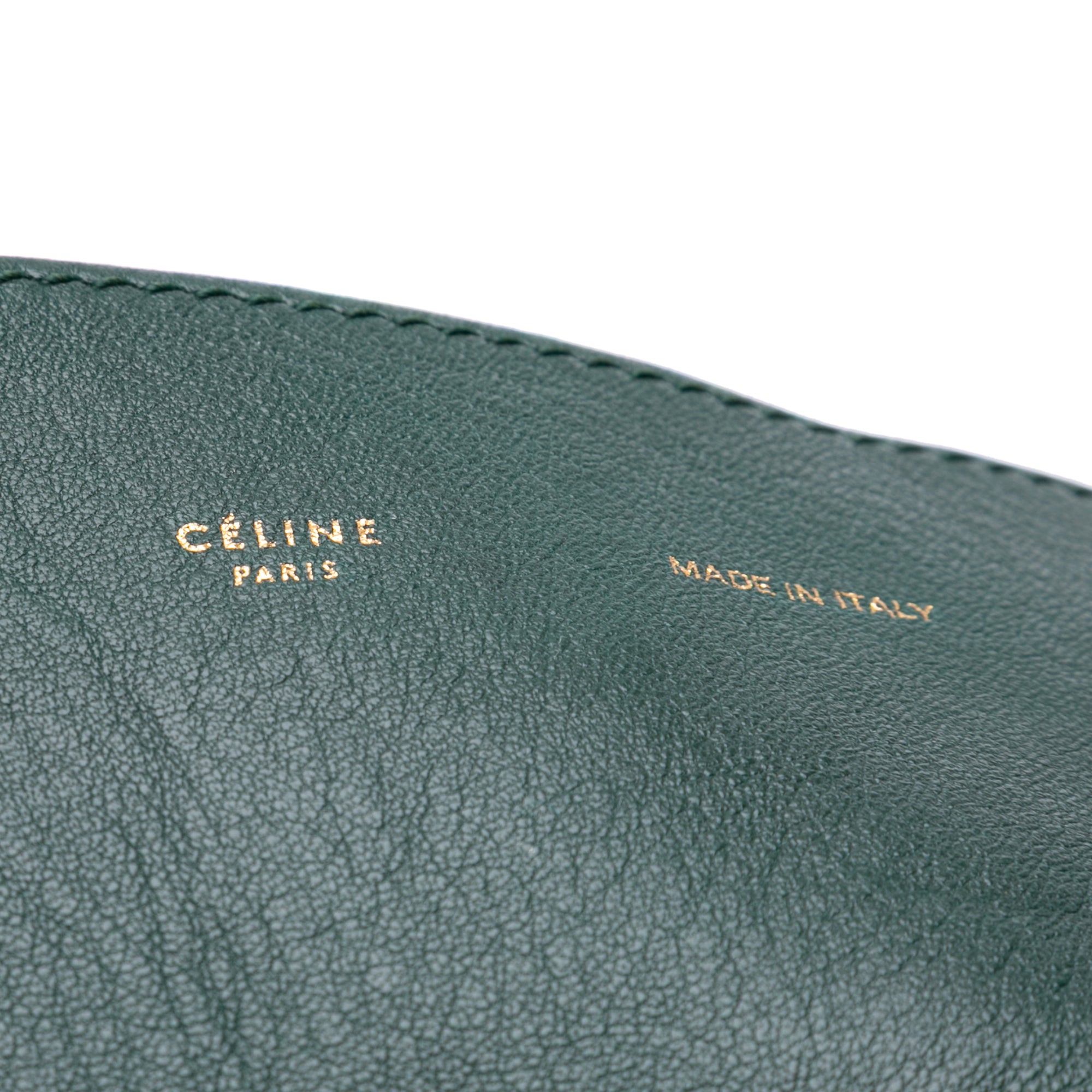 Lambskin Horizontal Zipper Gusset Cabas Tote