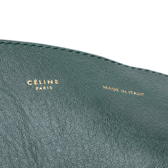 Lambskin Horizontal Zipper Gusset Cabas Tote