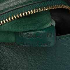 Lambskin Horizontal Zipper Gusset Cabas Tote