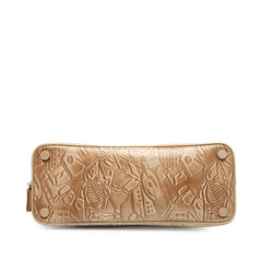 Embossed Leather Handbag