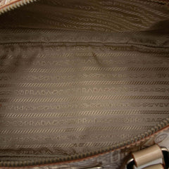 Embossed Leather Handbag
