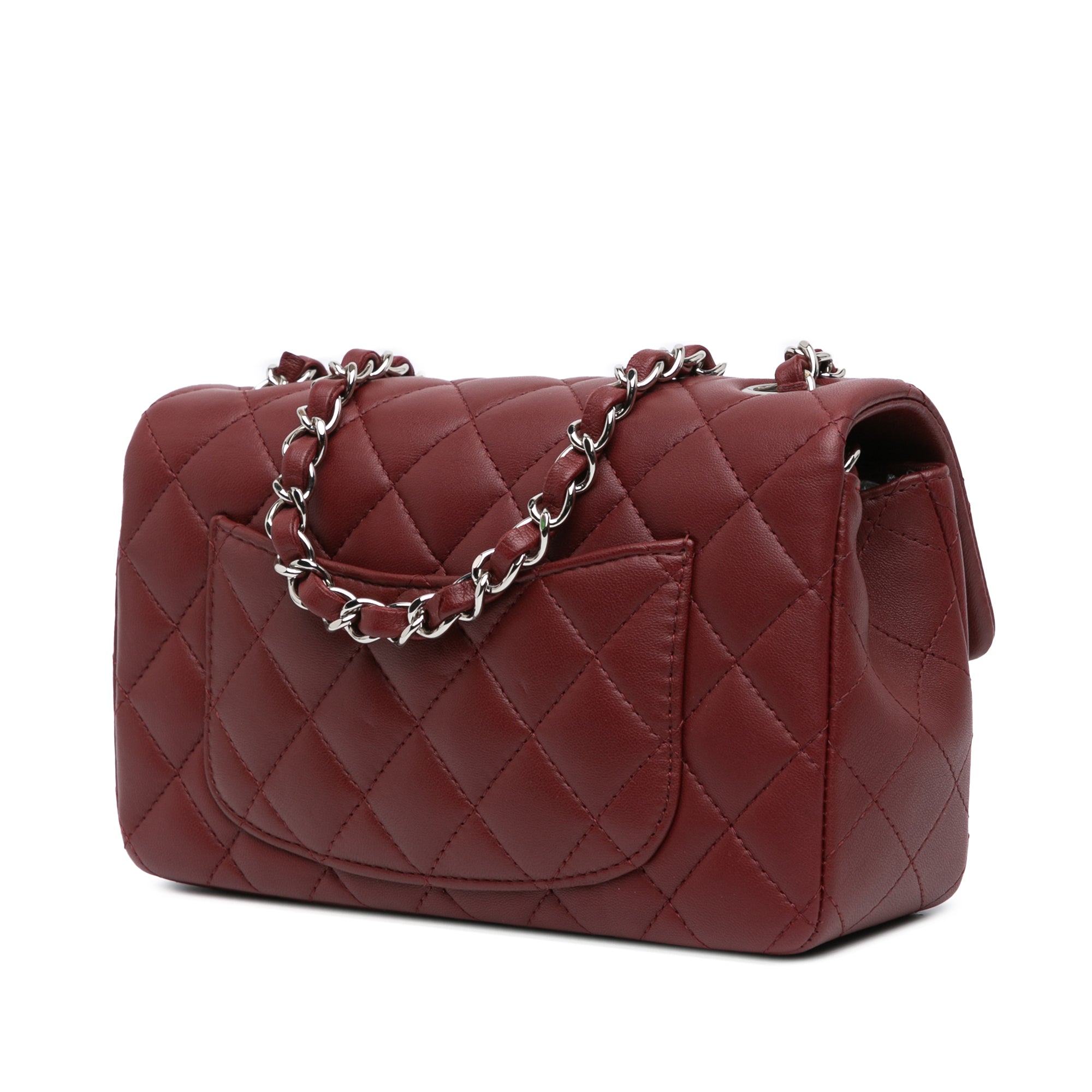 Mini Rectangular Classic Lambskin Single Flap