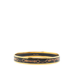 Narrow Mors de Filet Enamel Bangle 62