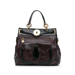 Medium Chevre Lune Satchel